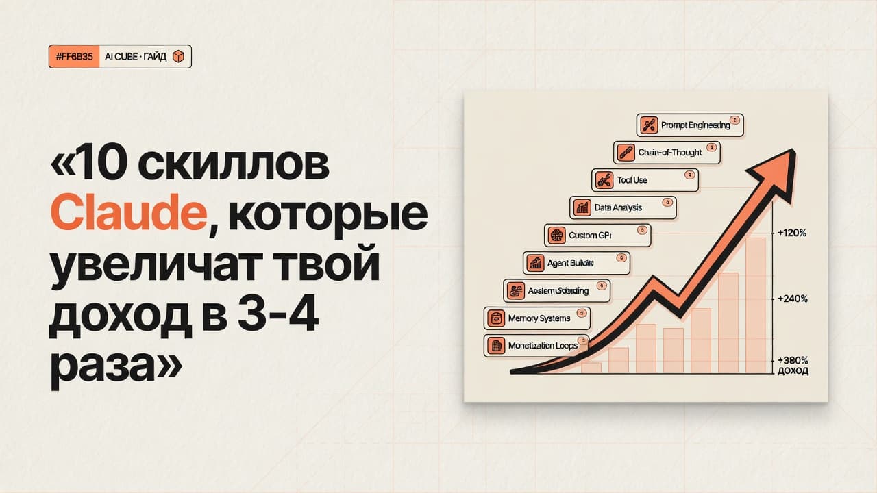 10 скиллов Claude, которые увеличат твой доход в 3-4 раза