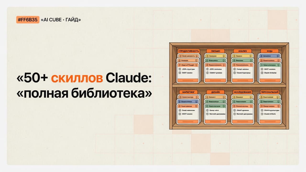 50+ скиллов Claude: полная библиотека