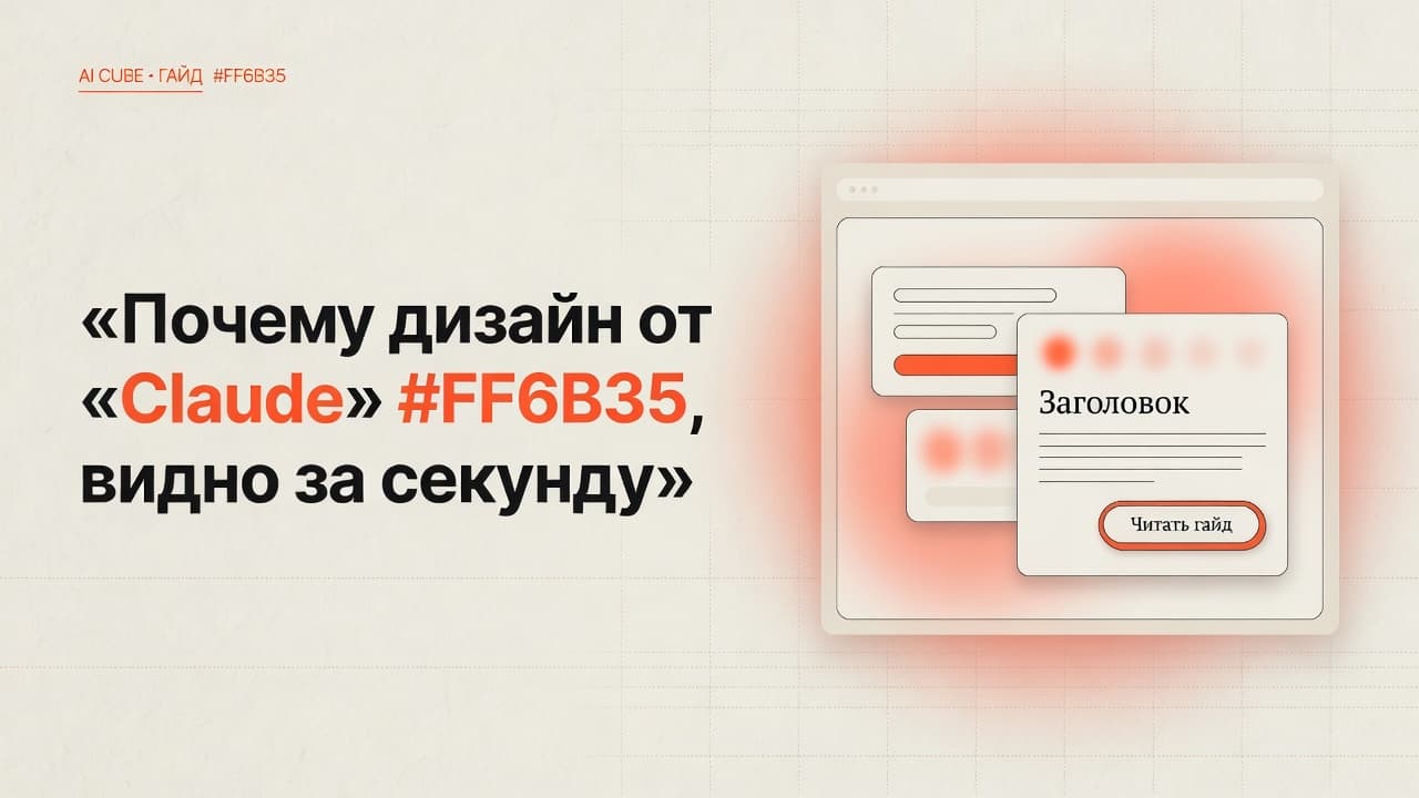 Почему дизайн от Claude видно за секунду