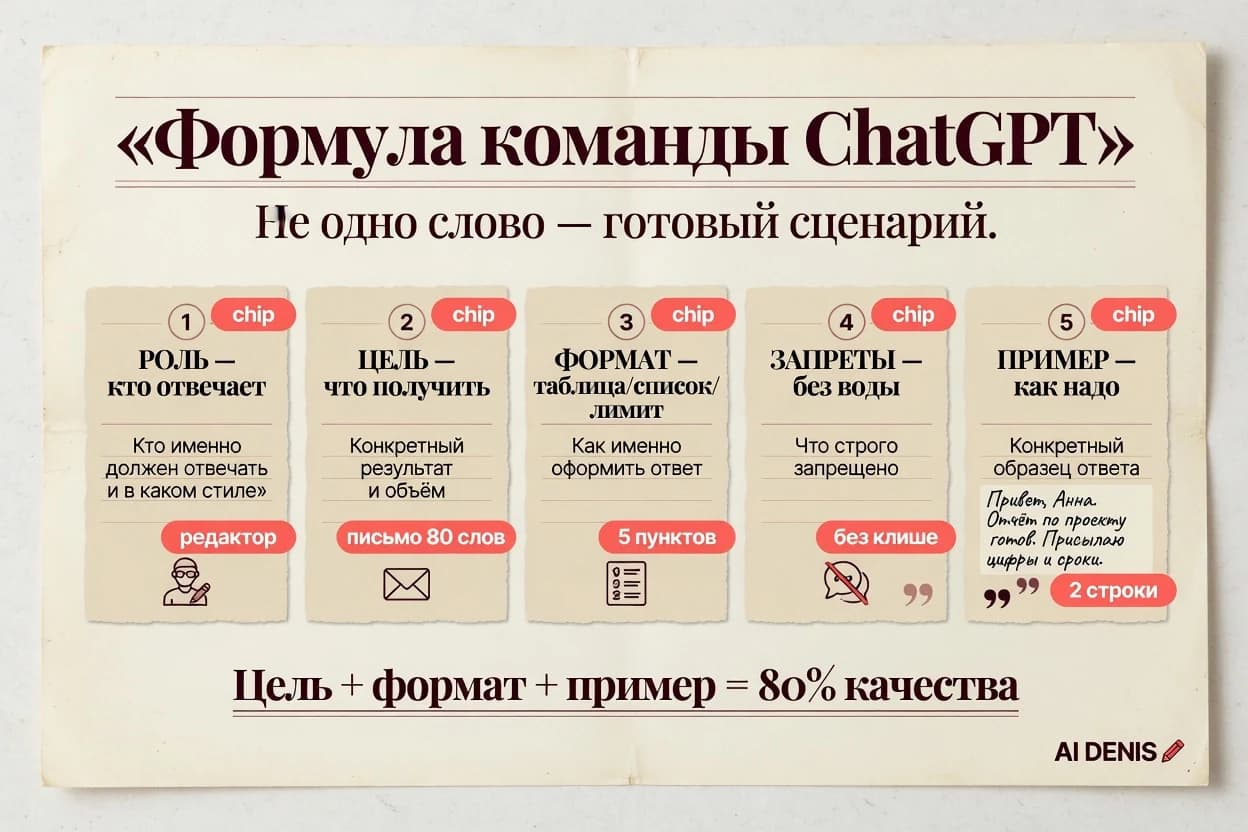 100 команд ChatGPT: макросы вместо «напиши текст»