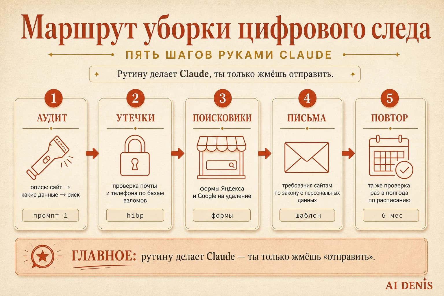 Цифровой след: найди и сотри то, что интернет помнит о тебе