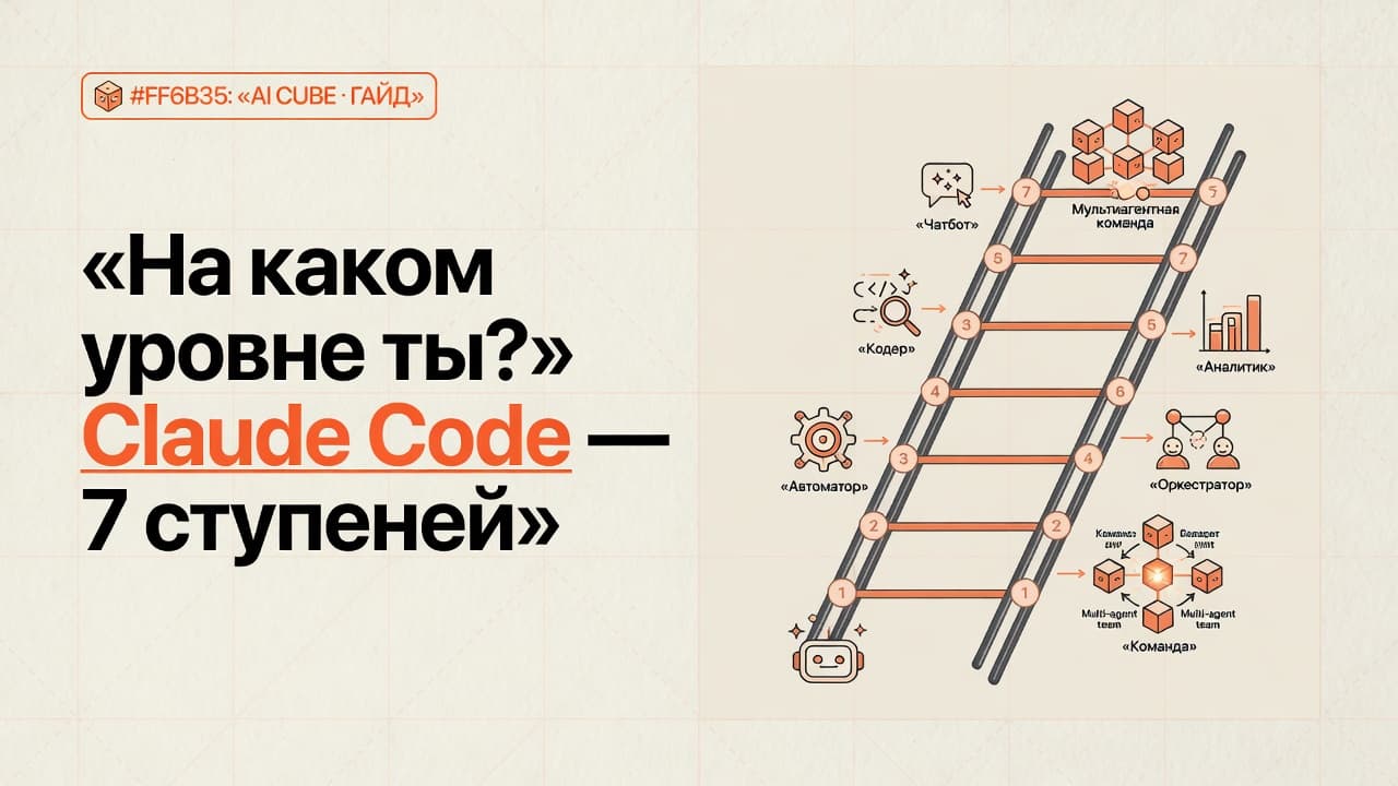 На каком уровне ты? Claude Code — 7 ступеней