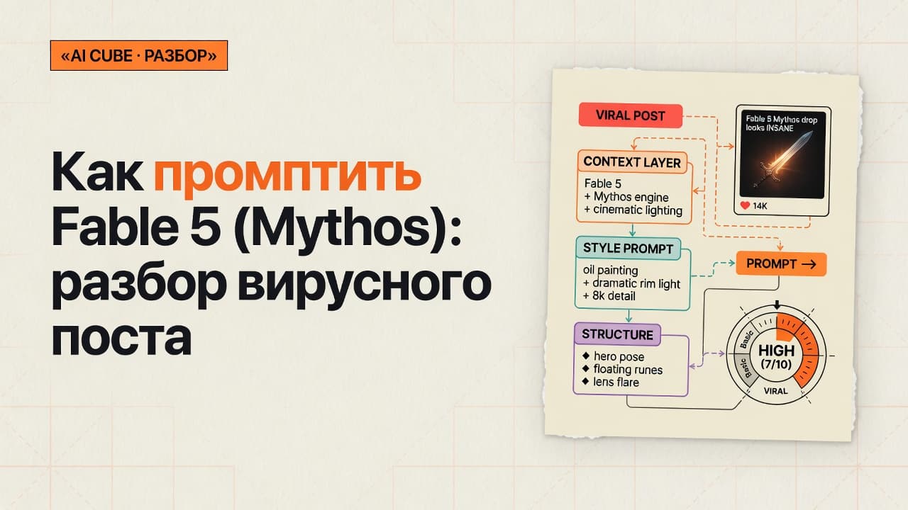 Как промптить Fable 5 (Mythos): разбор вирусного поста