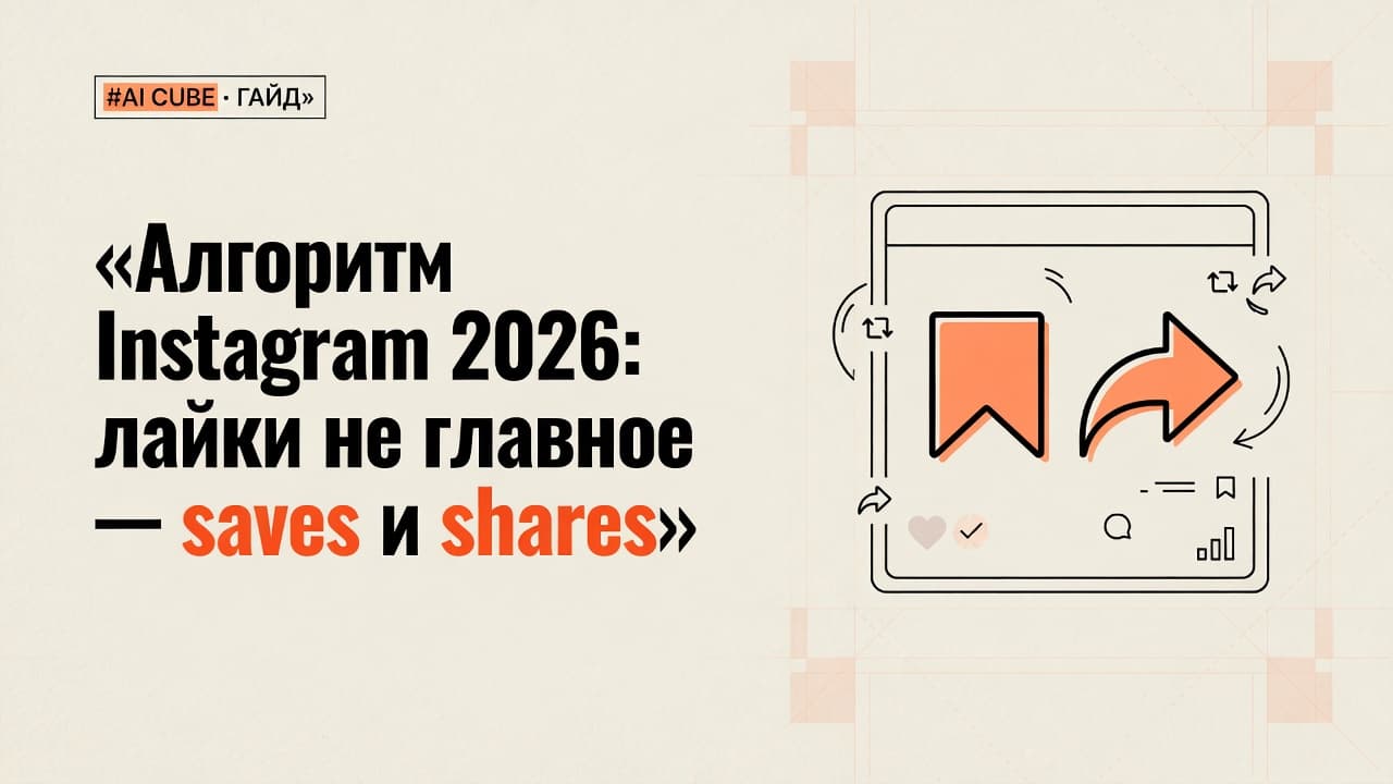 Алгоритм Instagram 2026: лайки не главное — saves и shares