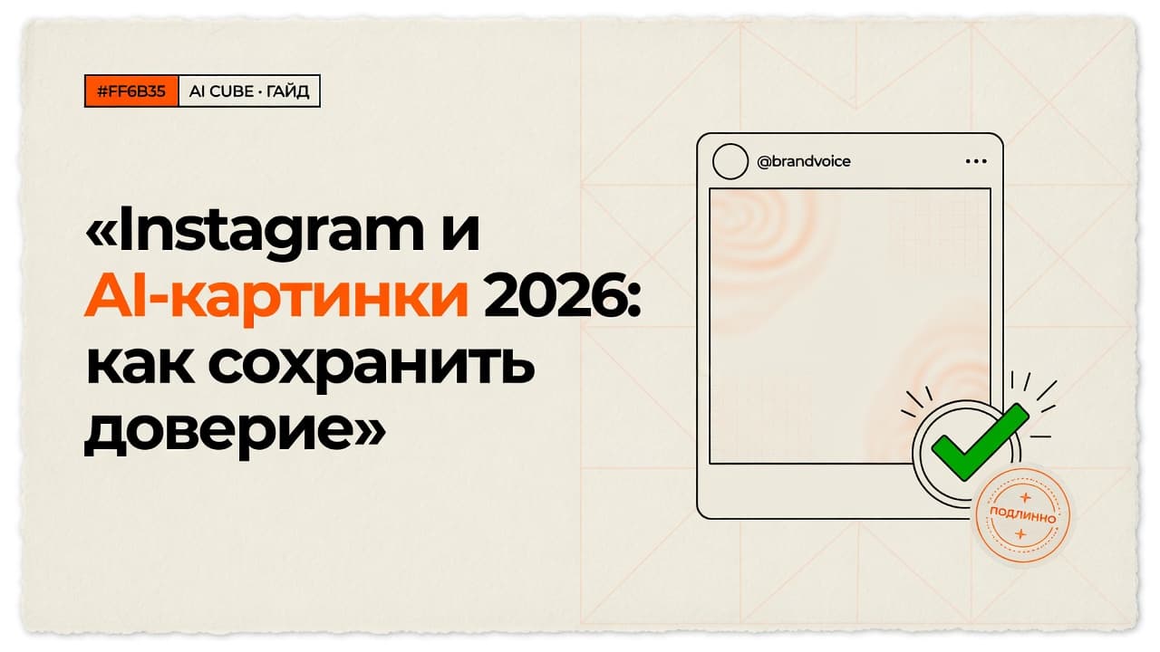 Instagram и AI-картинки 2026: как сохранить доверие