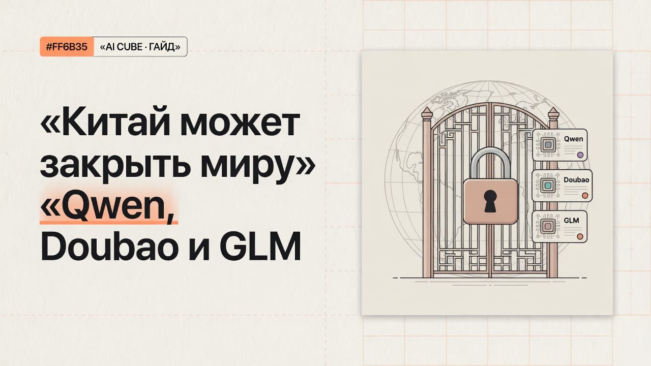 Китай может закрыть миру Qwen, Doubao и GLM