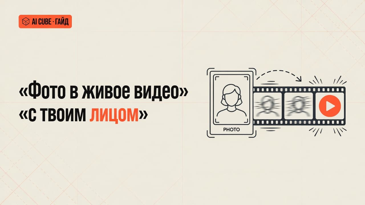 Фото в живое видео с твоим лицом