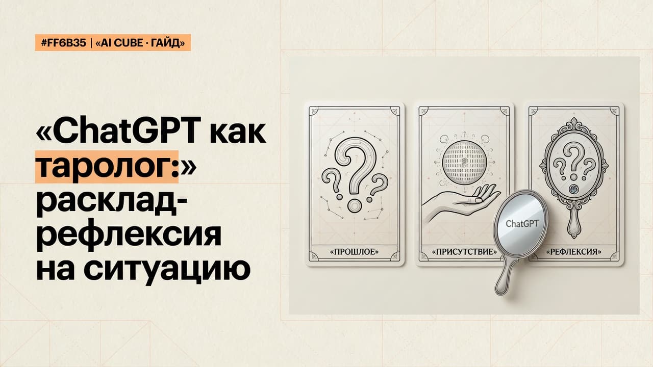 ChatGPT как таролог: расклад-рефлексия на ситуацию