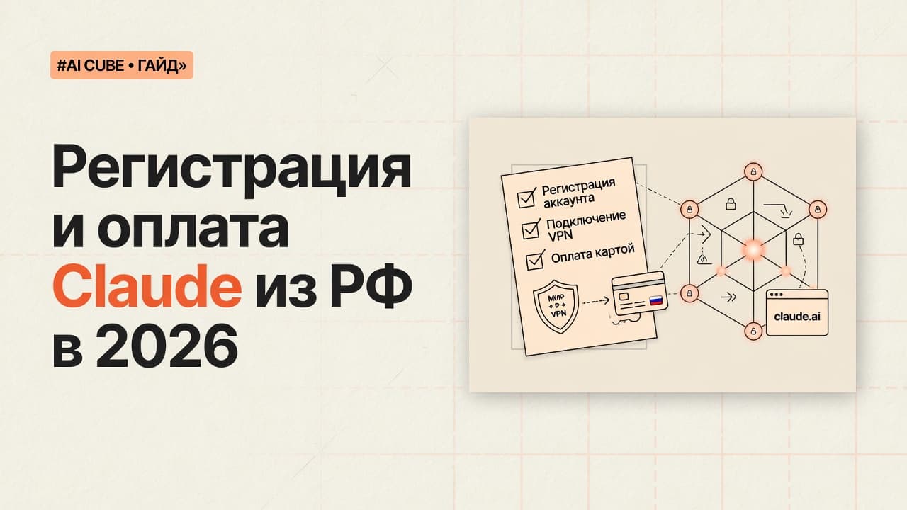 Регистрация и оплата Claude из РФ в 2026