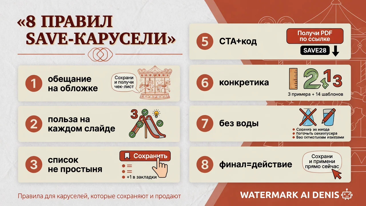 8 правил save-карусели для Instagram