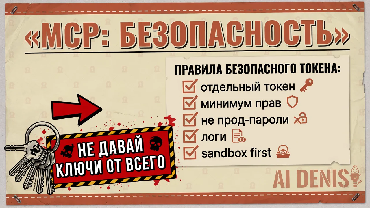 Чеклист безопасного старта MCP за 20 минут