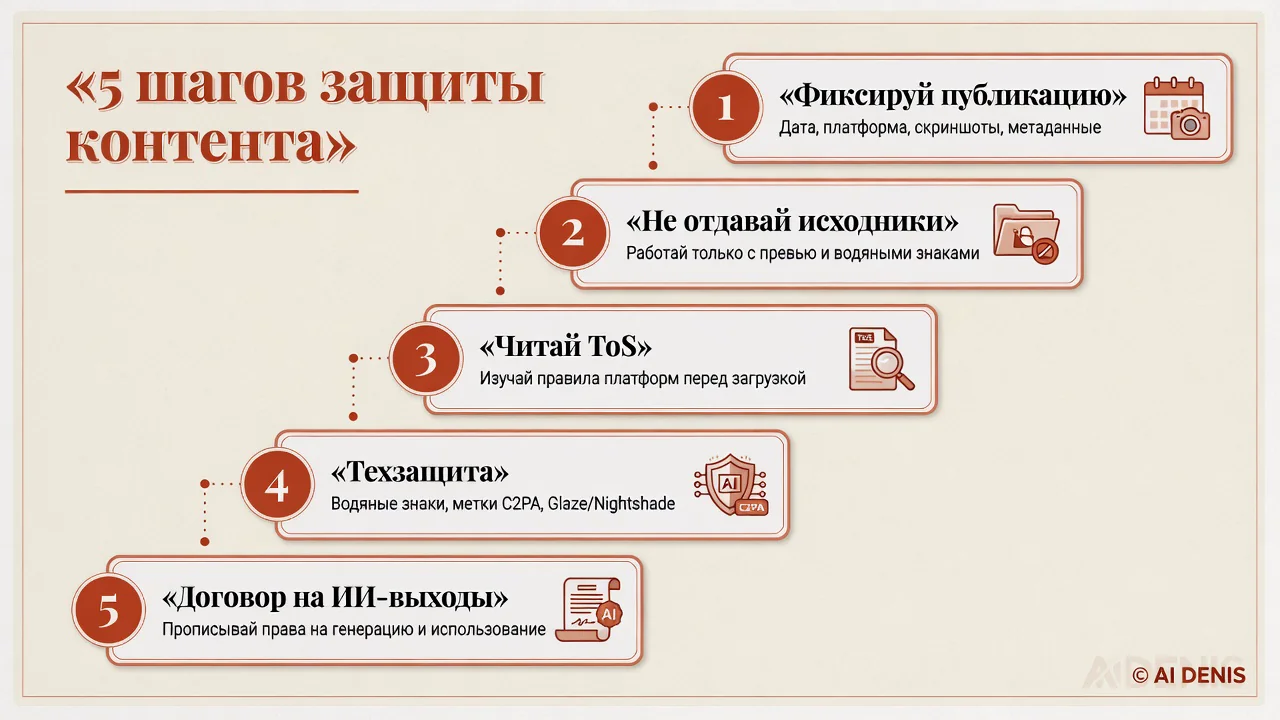 5 шагов защиты контента