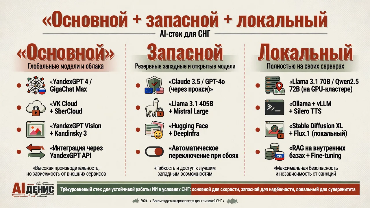 Основной запасной локальный